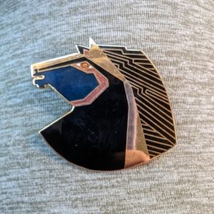 Laurel Burch Vtg. Brooch "wild stallion"